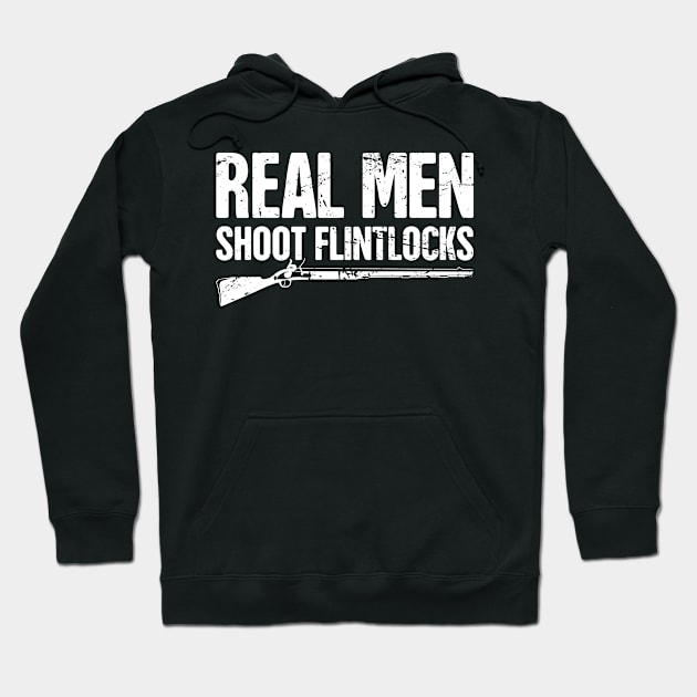 Historical American Civil War Reenactor Flintlock Hoodie by MeatMan